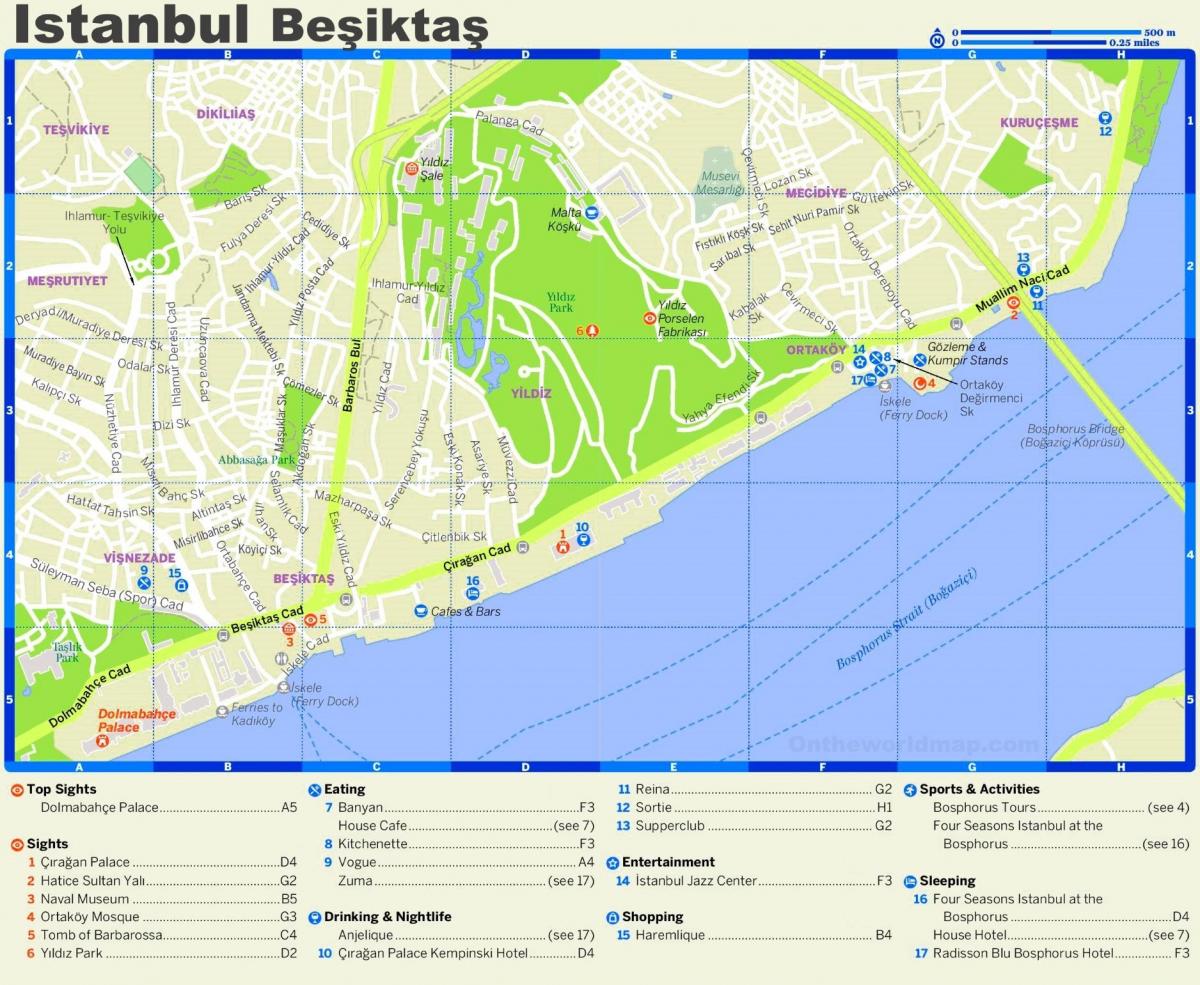 carte de besiktas istanbul