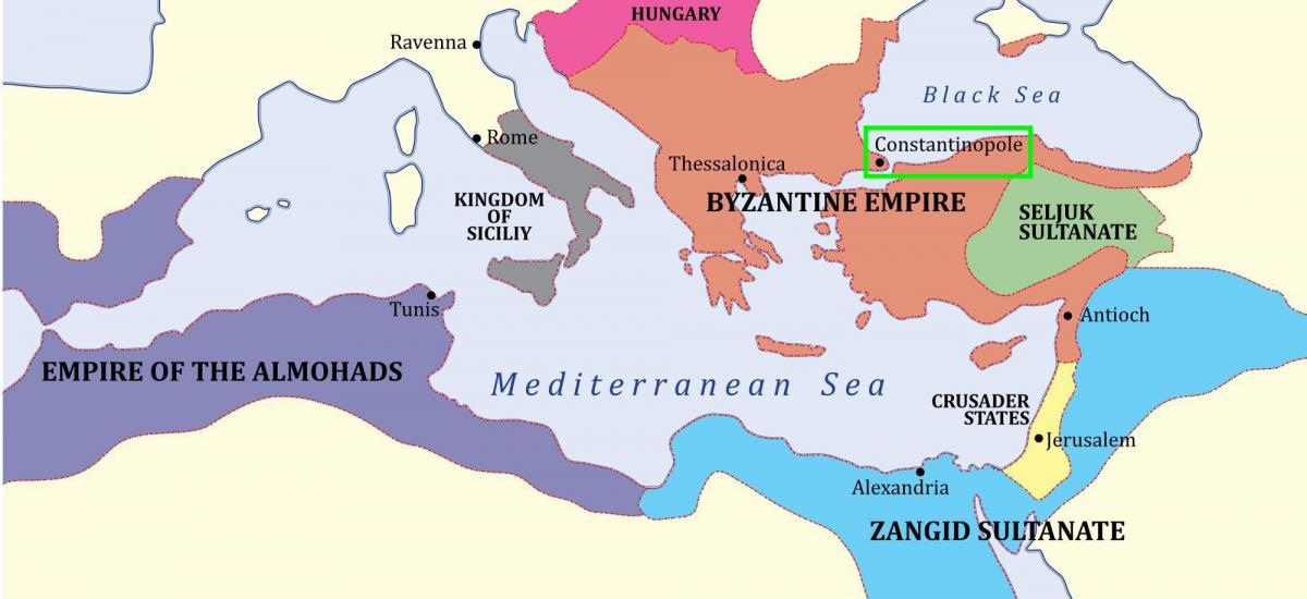 Constantinople Emplacement De Carte 