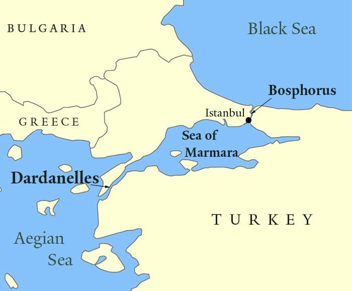 bosphore carte de istanbul