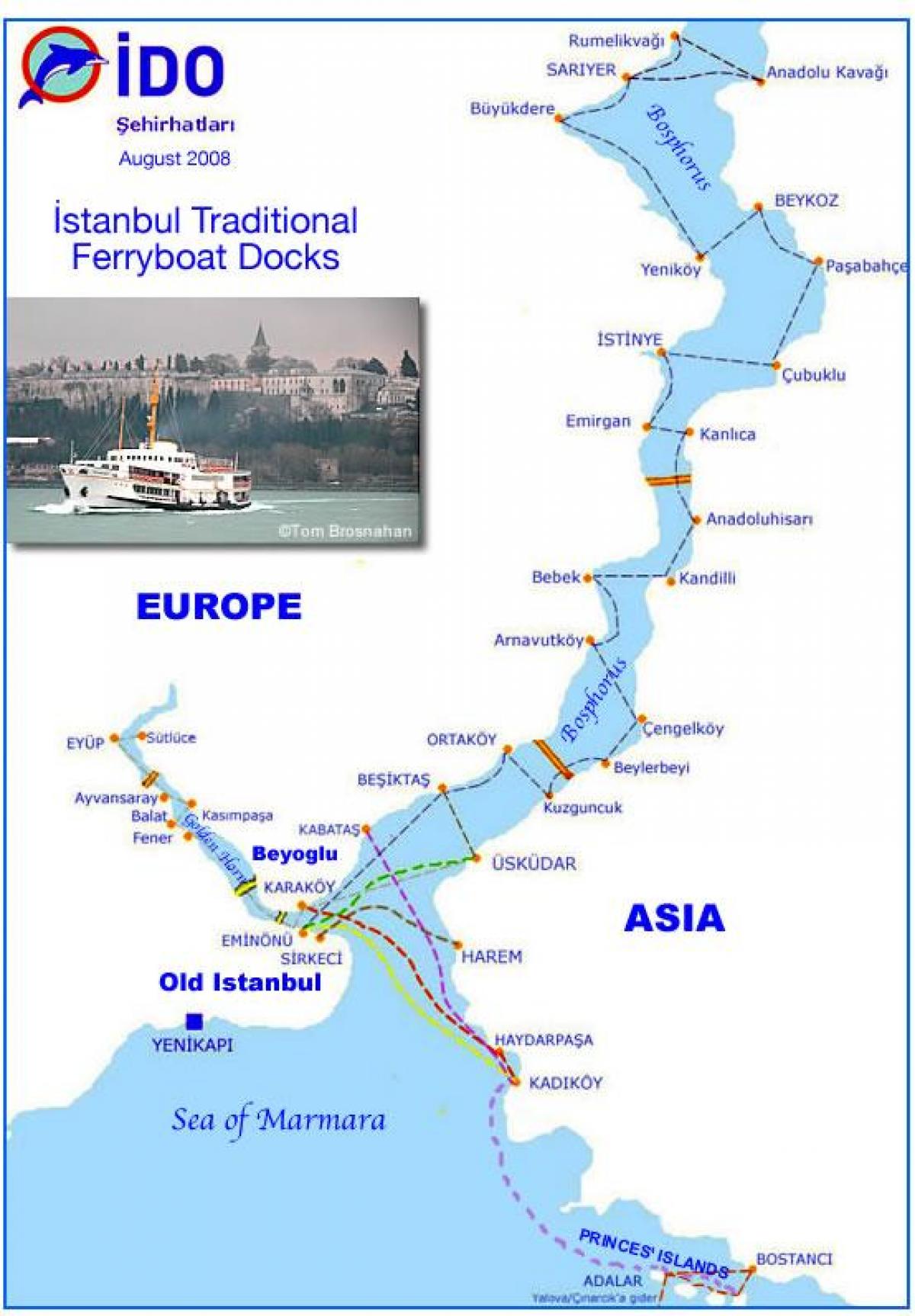 bosphore ferry carte