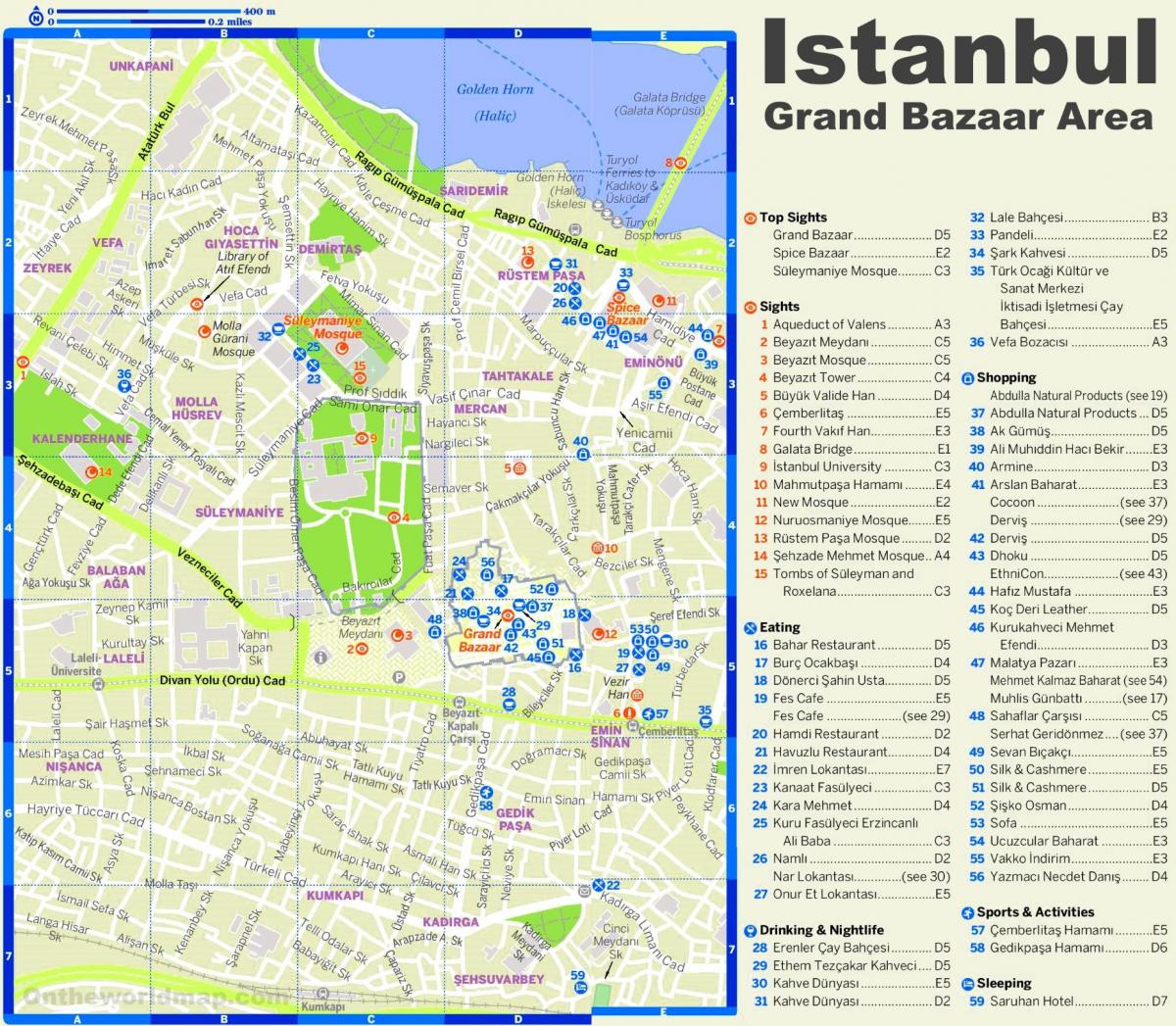 istanbul bazar carte