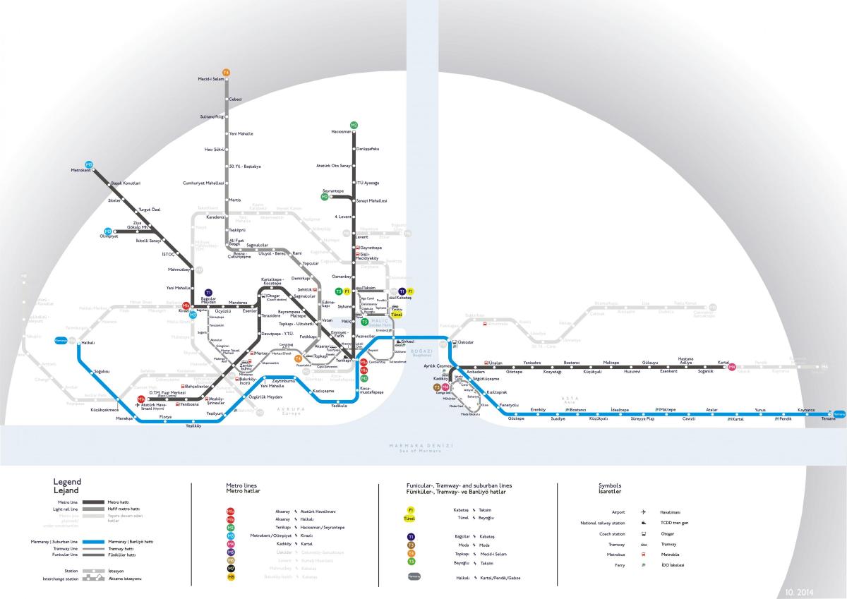 marmaray plan du métro