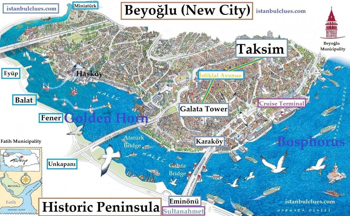 Taksim D'istanbul Map 